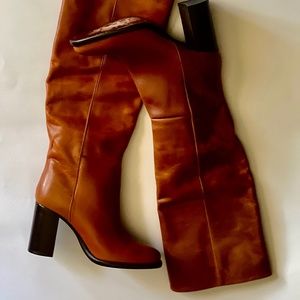 Leather Knee High Boots (6)